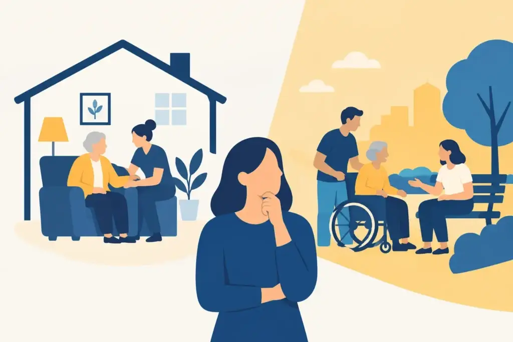 In Home Versus Community Support: What Fits?